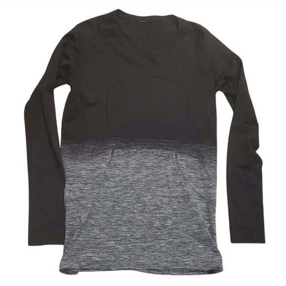 lululemon athletica Black and Gray Long Sleeve Top - Picture 4 of 9